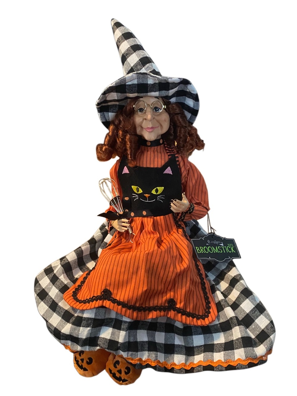 Whimsical Wendy the Witch Kitchen Shelf Sitter